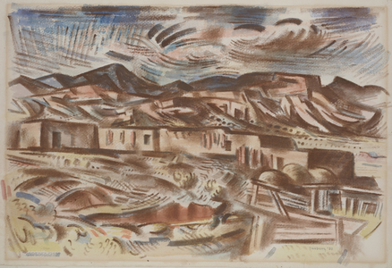 November, N.M., 1933 (w/c on paper)