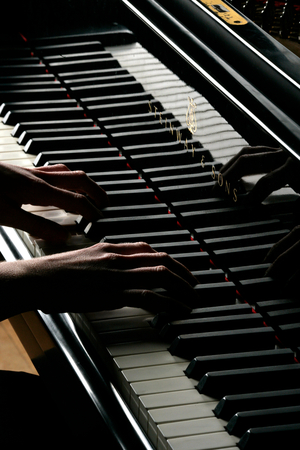 Piano - close-up of
