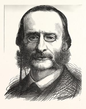 Jacques Offenbach, 1819 - 1880, French Composer of the Romantic Period. 1850s, 1860s, 1870s, Engraving 1880