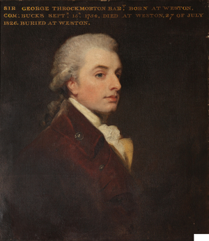 Sir George Throckmorton (oil on canvas)