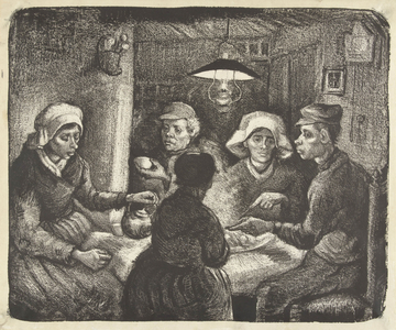 Potato Eaters, 1885 (lithograph)