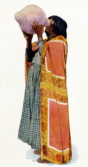 Native American Supai woman, Arizona, 1920s (print)