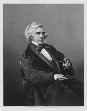 Samuel Carter Hall, Irish journalist (engraving)