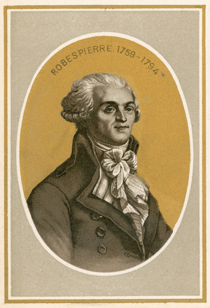 Robespierre (colour litho)