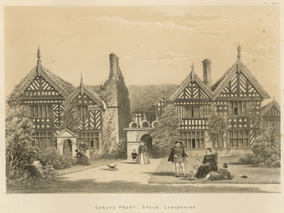 Garden Front, Speke, Lancashire (litho)