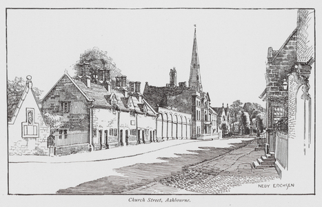 Church Street, Ashbourne (litho)