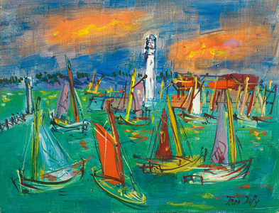 The Yachts  (oil on canvas)