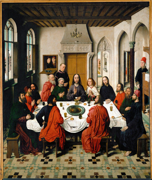 The Lord's Supper (oil on canvas)