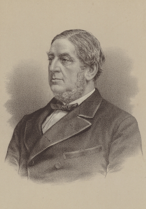 Sir William Vernon Harcourt, British Liberal statesman (litho)