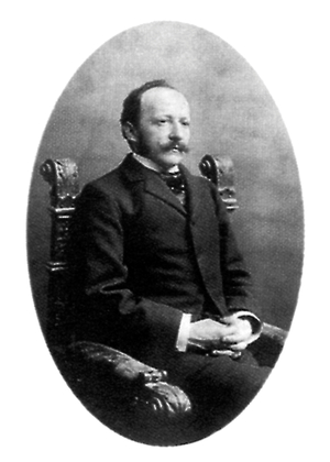 Cesar Ritz , 1897 (b/w photo)