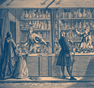 Daily life in French history, 1876 (engraving)