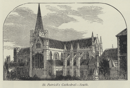 St Patrick's Cathedral, South (engraving)