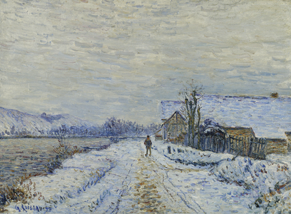 Effet de Neige a Tournedos, 1899 (oil on canvas)