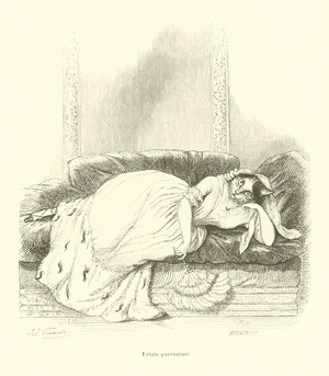 J'etais paresseuse (engraving)