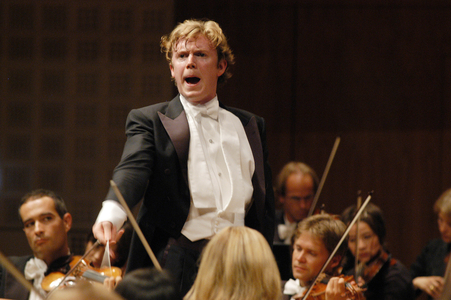 Daniel Harding conducting, Lucerne 2004