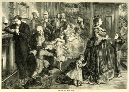 Before Dinner Magazine Plate, UK, 1870s