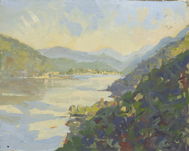 Lago Maggiore Sketch, 2011 (oil on linen)