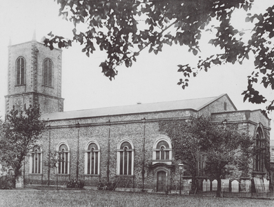 Parish Church, Stockton-on-Tees (b/w photo)
