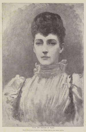 HRH the Princess of Wales (litho)