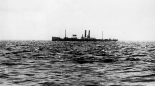German auxiliary cruiser 'Greif' (b/w photo)