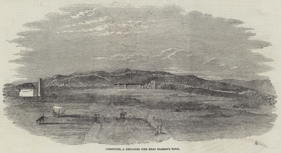 Committee, a Detached Post near Graham's Town (engraving)