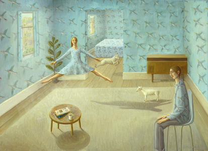 Saturday Morning, 2012 (oil on cardboard)