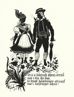 Silhouette by Hugo Strohl (litho)