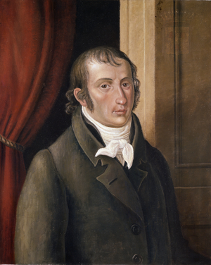 Portrait of Carlo Botta (oil on canvas)