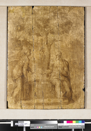 Christ and the Woman of Samaria, c.1542 (tempera on panel)