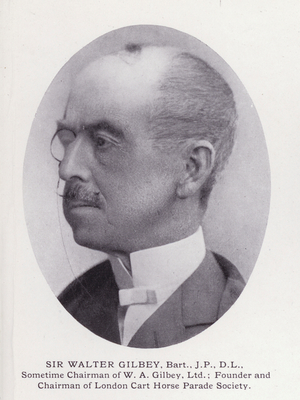 Prominent Men of London: Sir Walter Gilbey (b/w photo)
