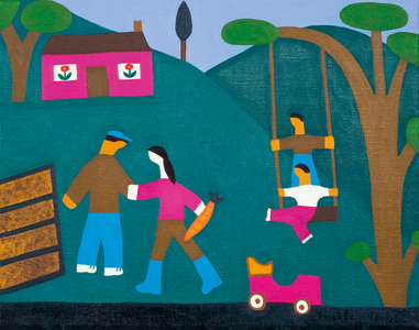 Para Toñita, 2017 (oil on linen)