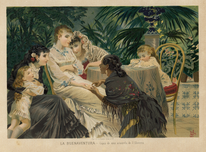 The Fortune Teller (chromolitho)