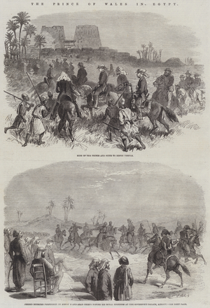 The Prince of Wales in Egypt (engraving)