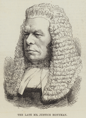 The late Mr Justice Honyman (engraving)