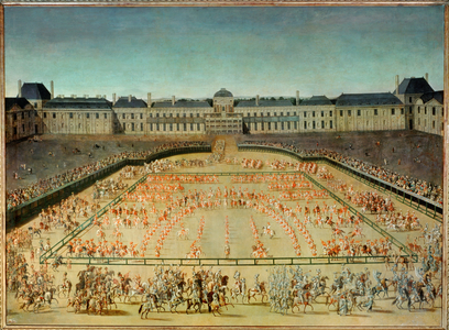 Carrousel given to Louis XIV in front of the Tuileries …