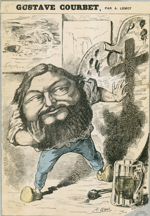 Portrait of Gustave Courbet (19th century)