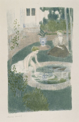 Le Reflet dans la fontaine (Reflection in the Fountain), 1897 (lithograph in colours)
