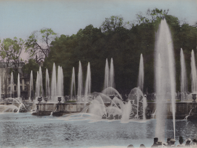 Bassin de Neptune, Basin of Neptune, c.1900 (coloured photo)
