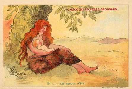 The knees of Eve (chromolitho)