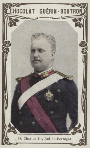 Charles Premier, Roi de Portugal (coloured photo)