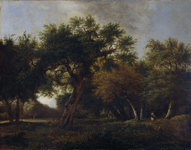 View in the Woods, 1660 (oil on canvas)