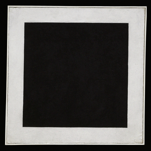 Black Square, (painting on canvas)