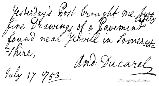 Dr Andrew Ducarel (engraving)