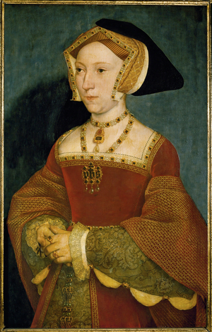 Jane Seymour, queen of England, third wife of Henry VIII (oil on oakwood)