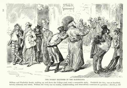 Illustration for Little Dorrit by Charles Dickens (litho)