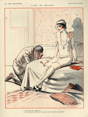 La Vie Parisienne, 1920s (print)