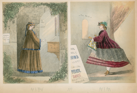 As I was and as I am; Prostitution (coloured engraving)