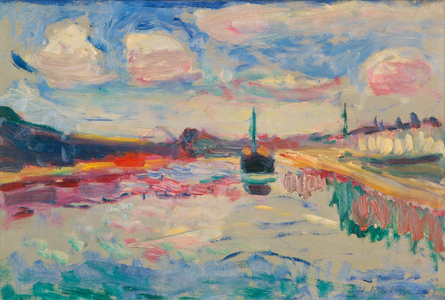 Canal du Midi, 1898 (oil on cardboard, mounted on plywood)