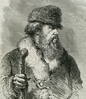 PALLAS, Peter Simon (1741- 1811). German naturalist.  Engraving.