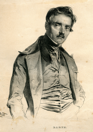Portrait of Antoine-Louis Barye (engraving)